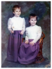 Sherry Denise (Doby) Campbell (left) and Shannon Marie (Doby) Wagoner (right) - 1975